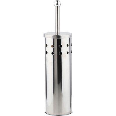 Escova Sanitária com Suporte Inox Cazza Prata