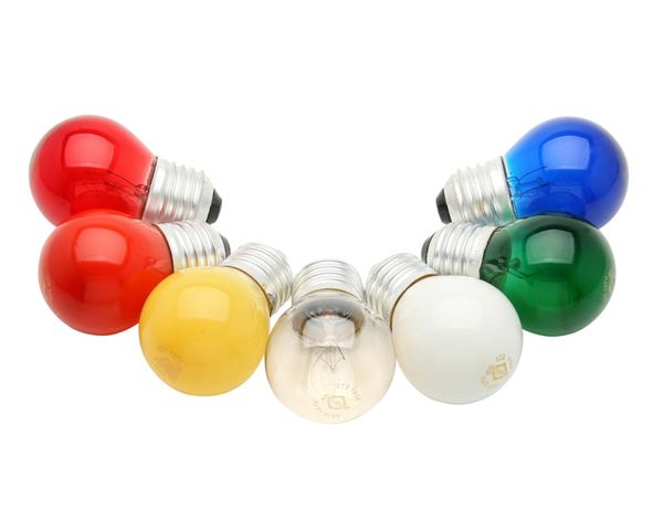 Lampada Bolinha 15Wx127V Amarela c/25pcs
