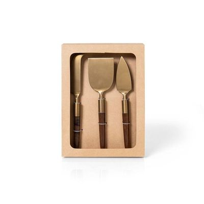 Conjunto De Talheres Copa E Cia Para Queijo 3 Peças Garbo Ilhéus