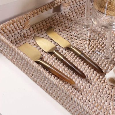 Conjunto De Talheres Copa E Cia Para Queijo 3 Peças Garbo Ilhéus