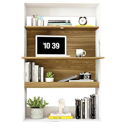 Estante Multiuso Livreiro 1 Porta Branco Mood Caemmun