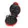 Mini Maquina Forma Elétrica Retro De Fazer Waffles Donuts Rosquinhas Vermelho