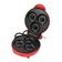 Mini Maquina Forma Elétrica Retro De Fazer Waffles Donuts Rosquinhas Vermelho