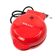 Mini Maquina Forma Elétrica Retro De Fazer Waffles Donuts Rosquinhas Vermelho