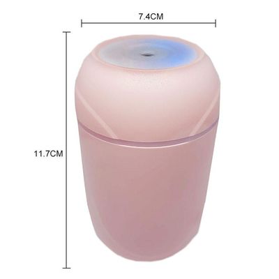 Umidificador Domestico Silencioso Luz Colorida Led Spray Rosa