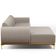 Sofá 5 Lugares Com Chaise De Estar Molino 320cm Bege C-107