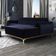 Sofá 4 Lugares Com Chaise Molino 255 Cm Azul Marinho C-287