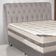 Cabeceira P/Cama Box B/Pastor Estofada Veludo Luxo Creme