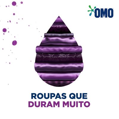 Kit 3 Sabão Líquido OMO Roupas Finas e Delicadas Roupas Pretas e Escuras 900ml