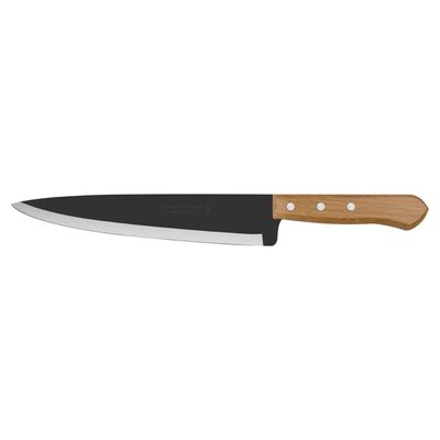 Kit 4 Facas Peixeira/Cozinha 9" Lâmina Escura - Tramontina
