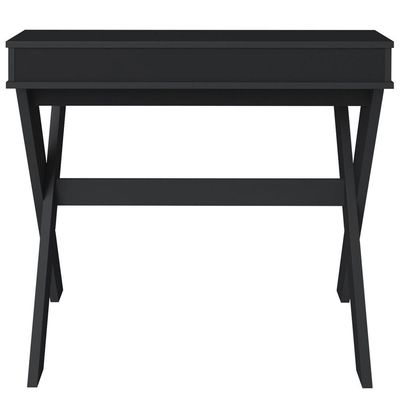 Mesa Para Escritório Escrivaninha Home Office Itália A02 Preto - Lyam Decor