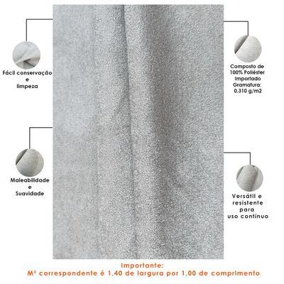 Tecido Rústico Bouclê Creme Para Poltrona Puff Cabeceira Estofados Decoração T02 Metro - Lyam Decor