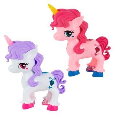 Brinquedo Sortido Baby Unicornio Com Luz e Som - Dm Toys 6693
