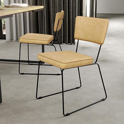 Kit 4 Cadeiras Decorativa Estofada Para Sala De Jantar Allana L02 Couríssimo Casco Fendi - Lyam Decor