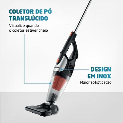 Aspirador De Pó Mondial Turbo Premium Ap-31 Aspirador Po-220v-preto/laranja