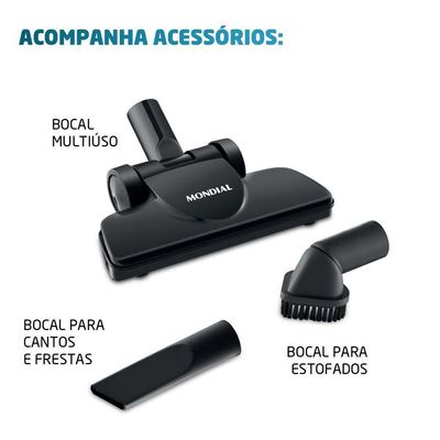 Aspirador De Pó Mondial Turbo Premium Ap-31 Aspirador Po-220v-preto/laranja