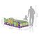 Cama Fun Slime Menino Solteiro Com Colchão