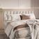 Cabeceira King Size Design Nuvem 45cm 10 Placas Em Suede Branco