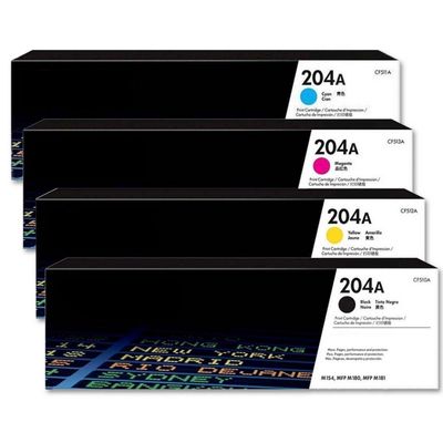 Kit 4 Toner Cf510a 204a M180nw M-180nw M180 Original