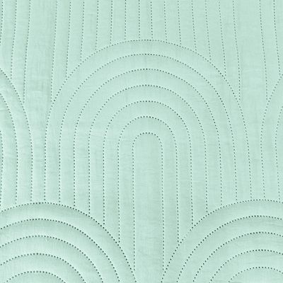 Cobre Leito Colcha Padrão Ternura 3 Peças Verde - 100% Poliéster