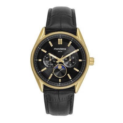 Relogio Mondaine Masculino Ref: 32948gpmvdo1 Multifunção Dourado