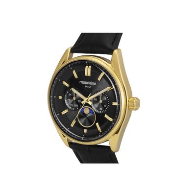 Relogio Mondaine Masculino Ref: 32948gpmvdo1 Multifunção Dourado