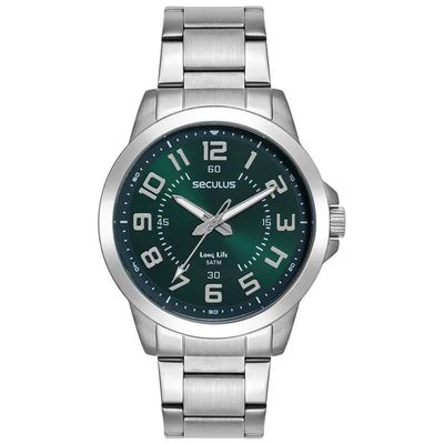 Relógio Seculus Masculino Ref: 44296g0svna2 Casual Prateado