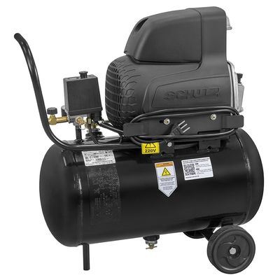 Compressor Schulz CSI 8.6 Pratiko 25 Litros 120 Libras 2 cv 127v