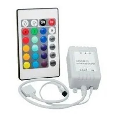 Controle Remoto para Fita LED RGB com Controlador Eletrorastro
