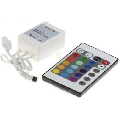 Controle Remoto para Fita LED RGB com Controlador Eletrorastro