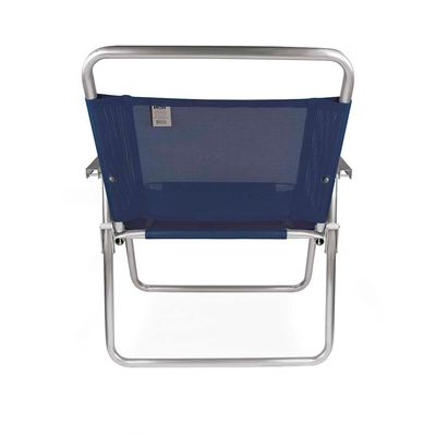 Cadeira Oversize Alumínio Azul