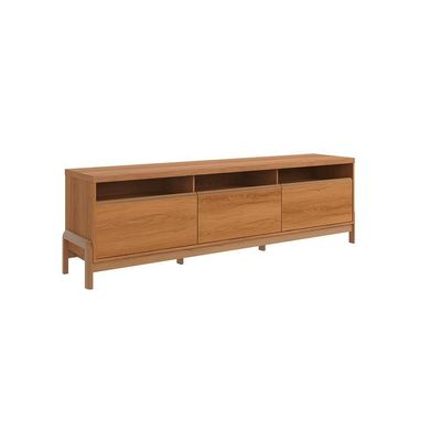 Rack Para Até 70 Polegadas 1 Porta E 2 Gavetas Elegance 2,13m Lukaliam Móveis Jequitiba Jequitiba