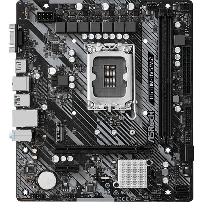 Placa Mae Asrock H610m-hvs-m.2 R2.0 Lga1700 2xddr4 3200 Dimm 64gb 4xsata3 2xusb3.2 4xusb2.0
