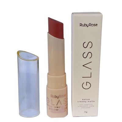 Ruby Rose Batom Creamy Matte Glass Hbf5671 3g Cor: Gl03
