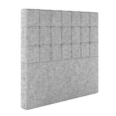 Cabeceira Estofada King 195 Cm Turmalina Linho Cinza