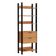 Kit 02 Closet Guarda Roupa Cabideiro 02 Gavetas Modulado 220x73cm Leaf D03 Freijó Preto - Lyam Decor
