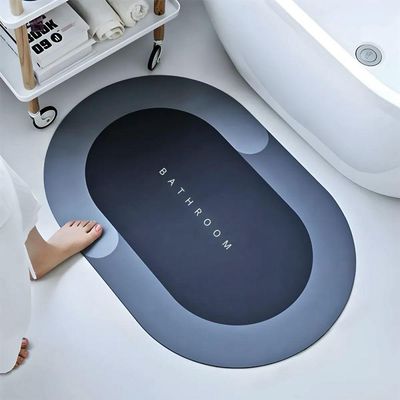 Tapete De Banheiro Super Absorvente Antiderrapante