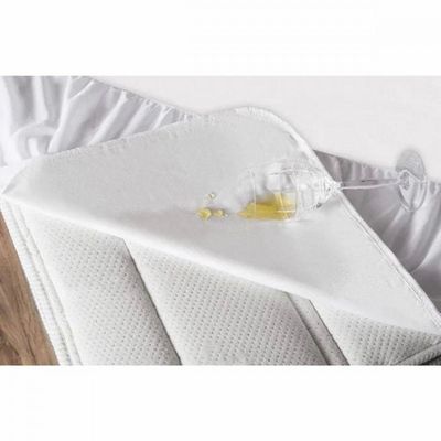 Protetor De Colchão Impermeável Casal Silencioso Lençol 140x190 Cm Fibrasca Branco