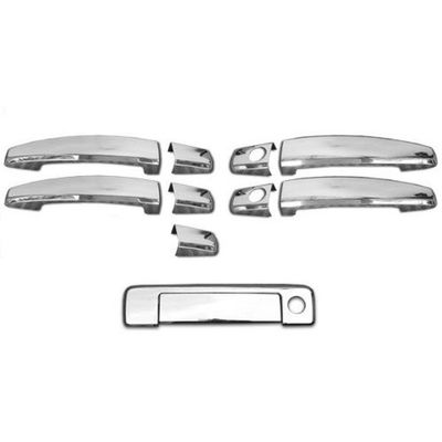 Kit Aplique Cromado Maçaneta + Traseira Chevrolet S10 2012 à 2016