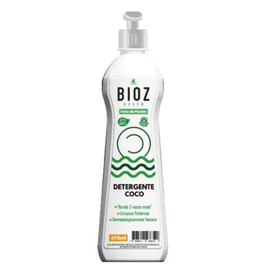 Detergente de Coco Biodegradável BioZ Green 470ml