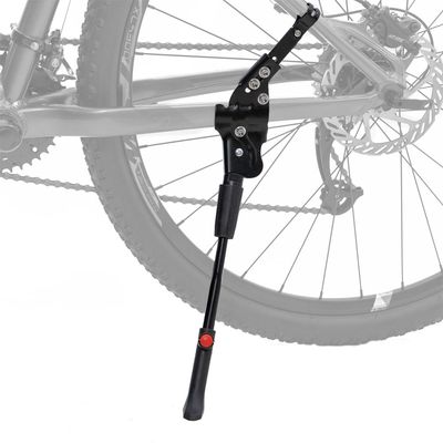Pézinho lateral descanso reforçado aro 20 ao 26  bicicleta Preto