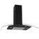 Coifa Nardelli De Parede Clean Vidro Curvo 90cm Preto 110V