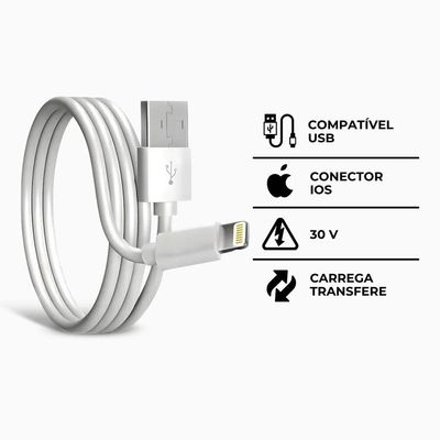 Cabo Lightning Conector Usb