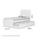 Cama Bibox Solteiro Com Aplique Luiza Cinamomo E Off White