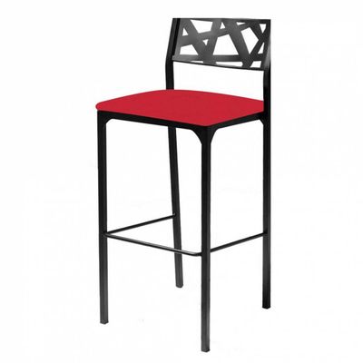 Kit 4 Banquetas Luiza Corino Vermelho