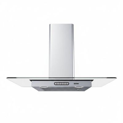Coifa De Parede 80cm Vidro Reto Duto Slim Fogatti Inox 110V