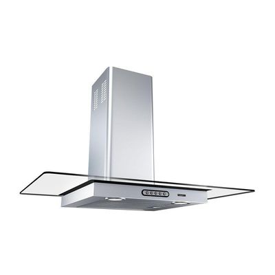 Coifa De Parede 80cm Vidro Reto Duto Slim Fogatti Inox 110V
