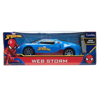 Veículo Controle Remoto Homem-Aranha Web Storm - Teto Aranha