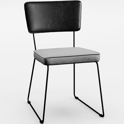 Mesa Capri 160cm Off White Com 6 Cadeiras Allana B05 Couríssimo Preto Linho Cinza - Lyam Decor