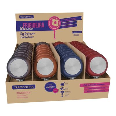 Frigideira para Ovo Tramontina Turim Antiaderente Starflon